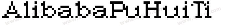 AlibabaPuHuiTi_3_ _8字体转换